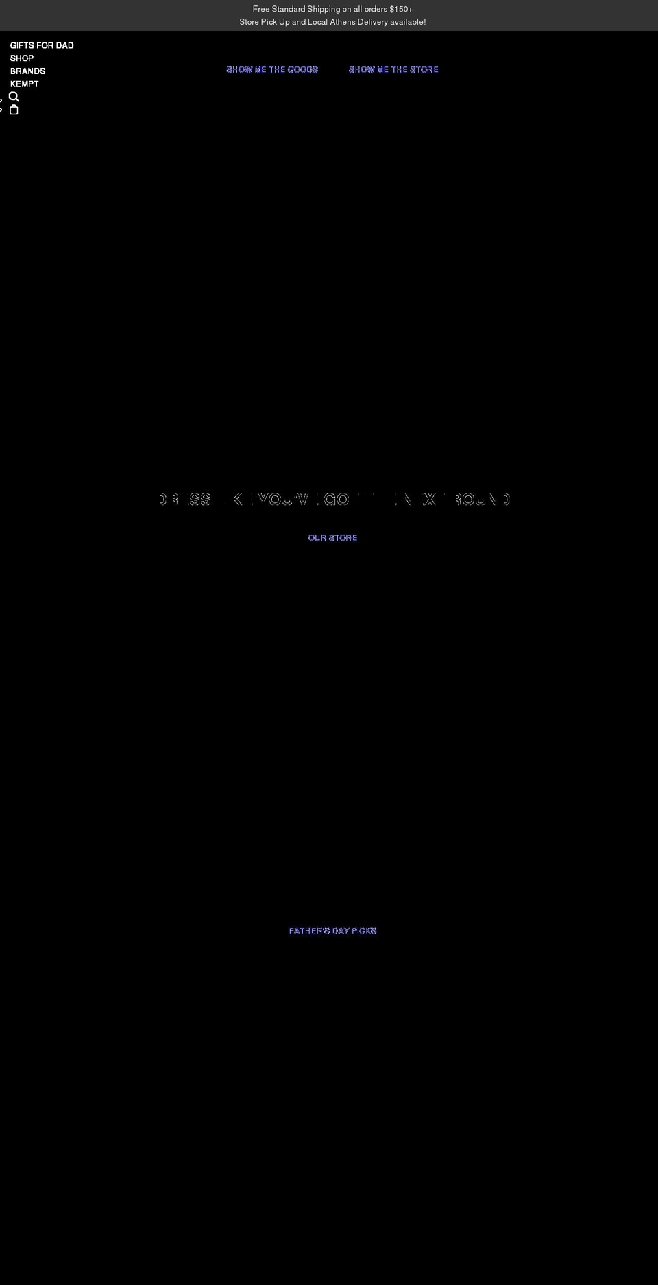 kemptathens.com shopify website screenshot