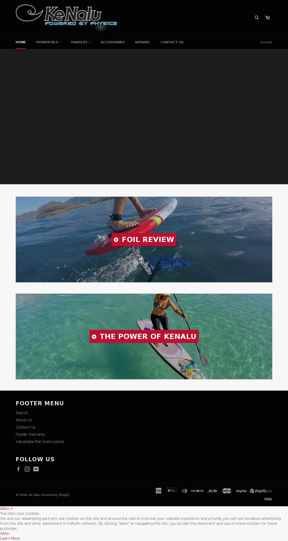 kenalu.com shopify website screenshot