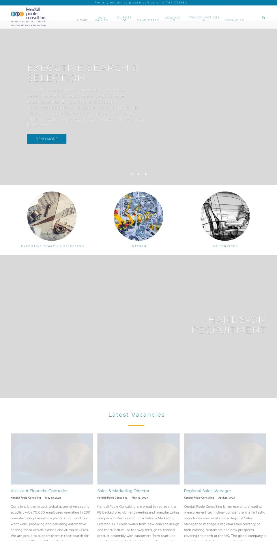 kendallpoole.com shopify website screenshot