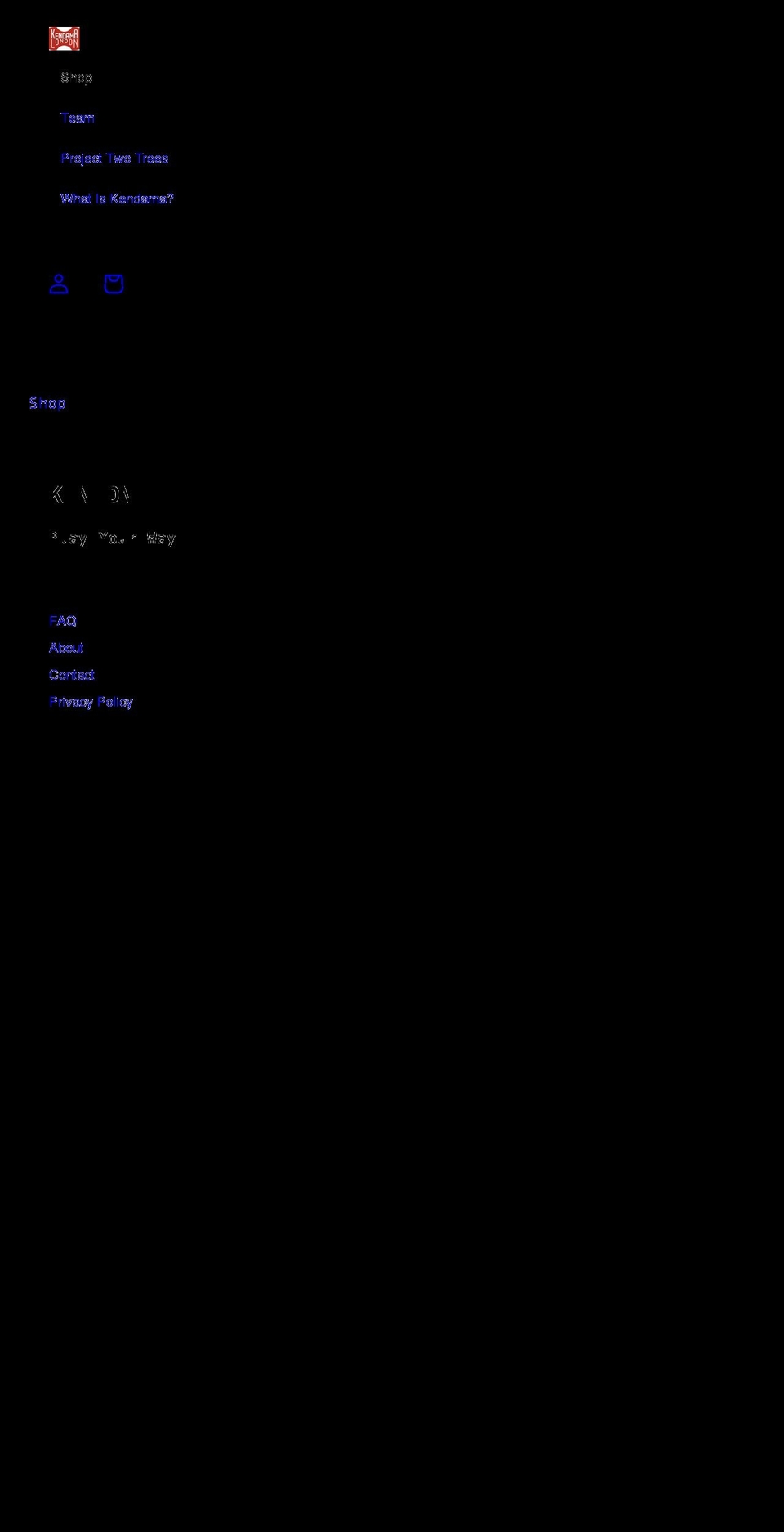 kendamalondon.com — Shopify storefront screenshot