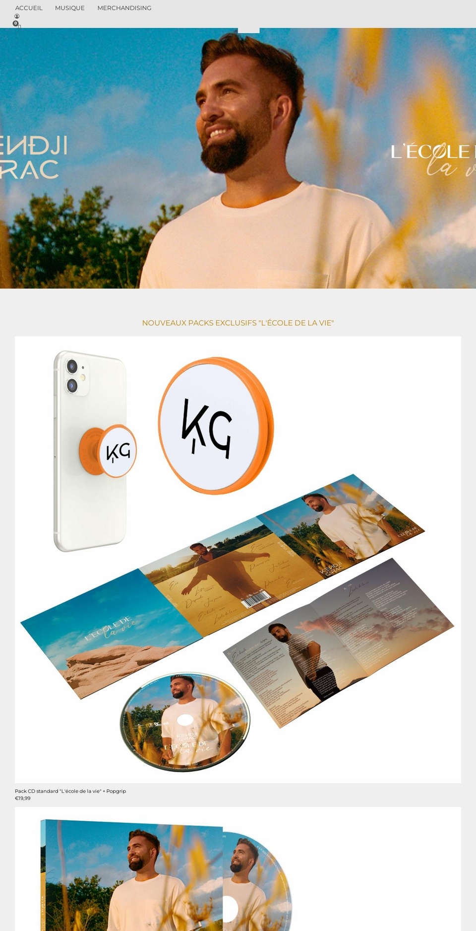 kendji.shop shopify website screenshot