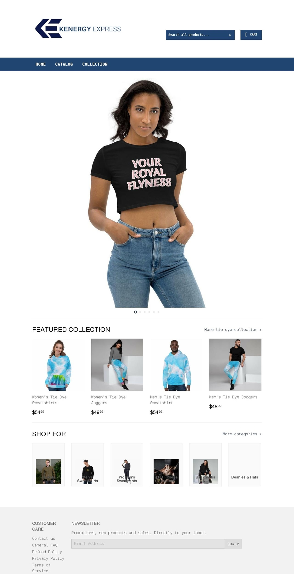 kenergyexpress.com shopify website screenshot