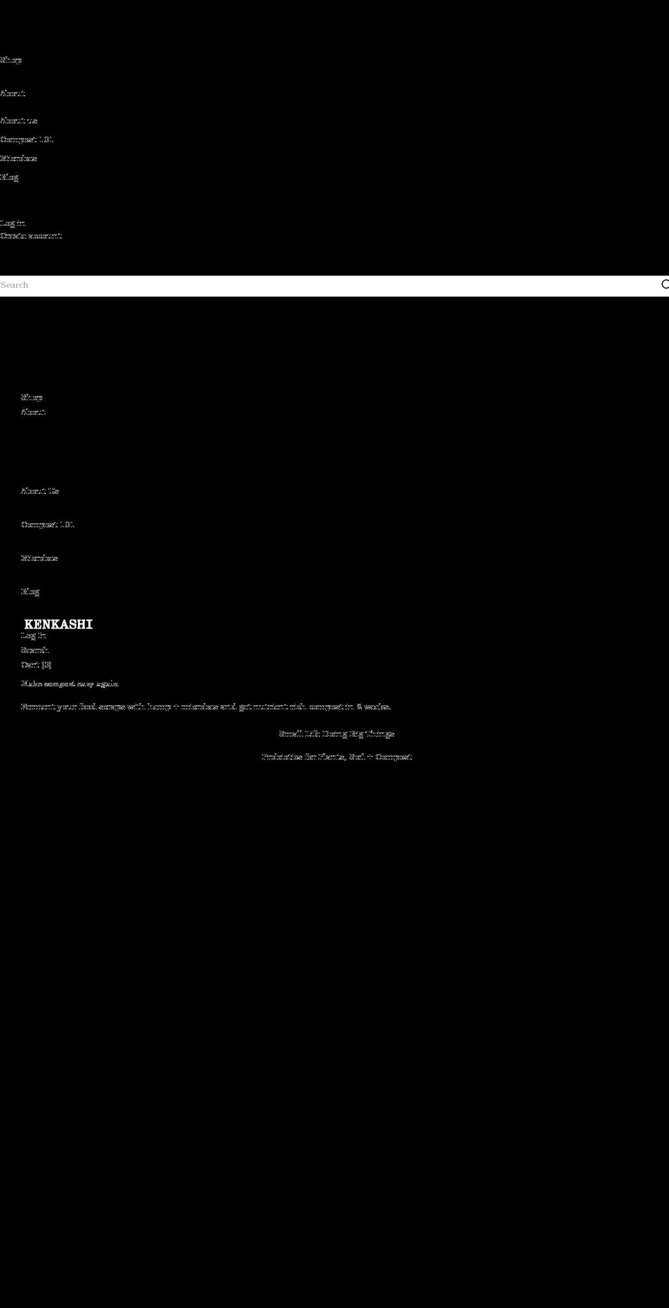 kenkashi.com shopify website screenshot