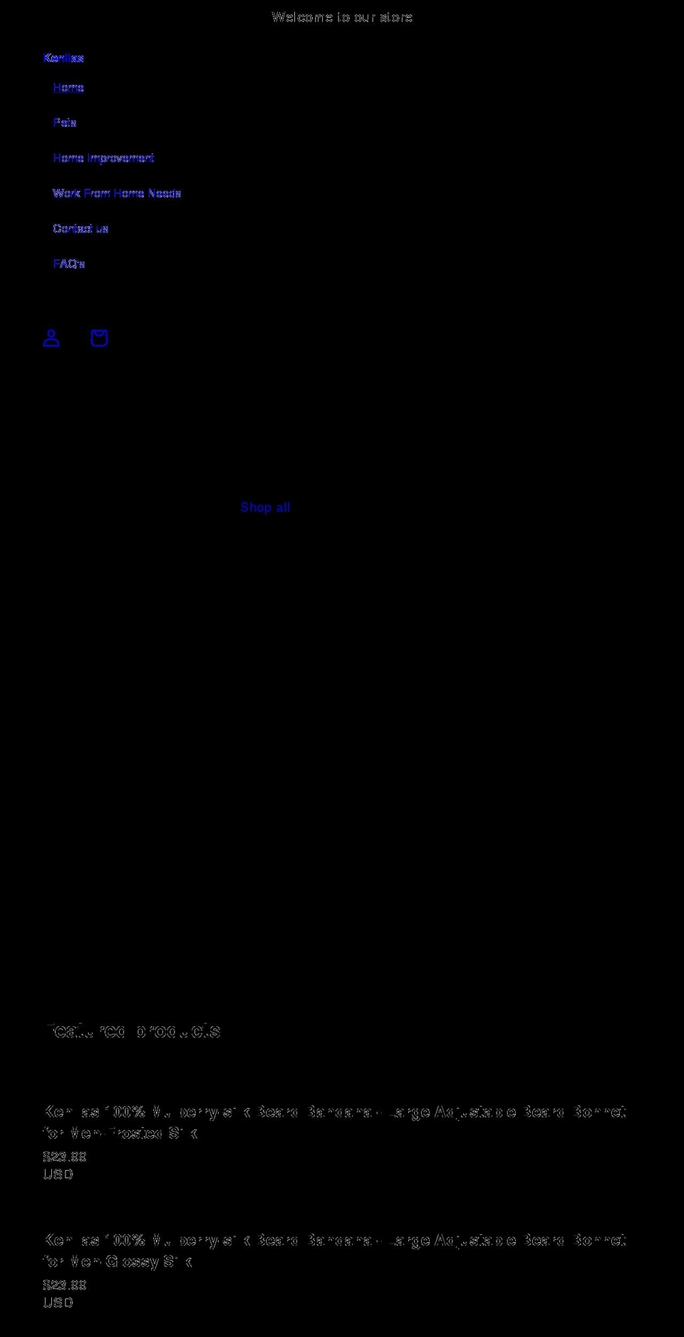 kenllas.com shopify website screenshot