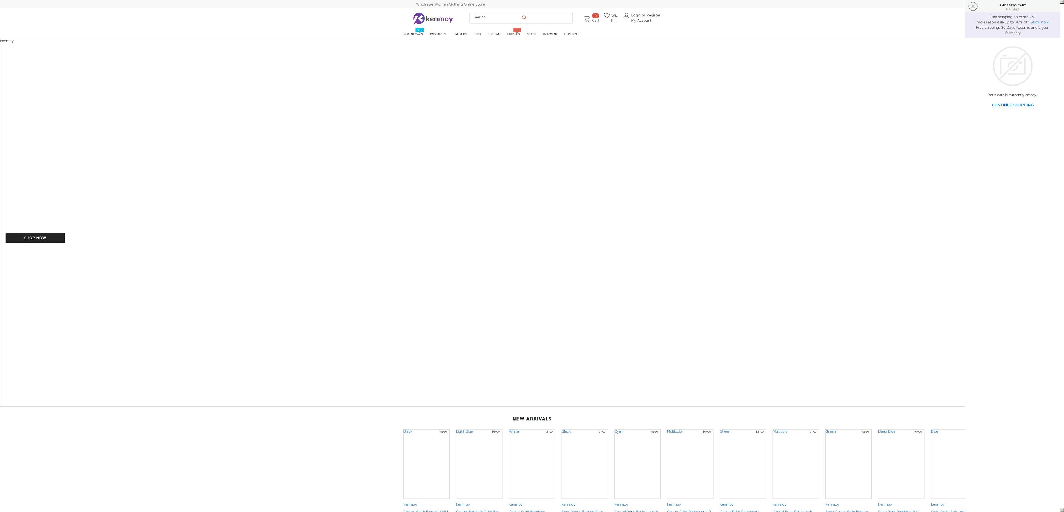 kenmoy.com shopify website screenshot
