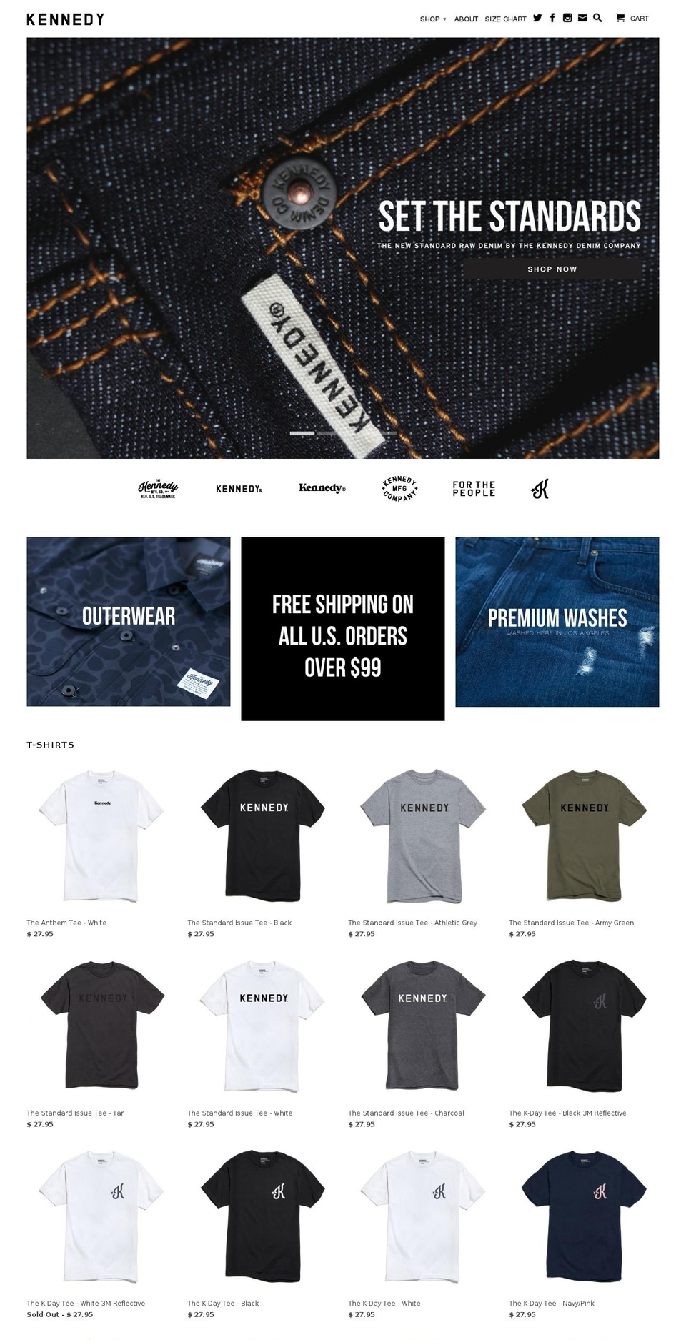 kennedyforthepeople.com shopify website screenshot