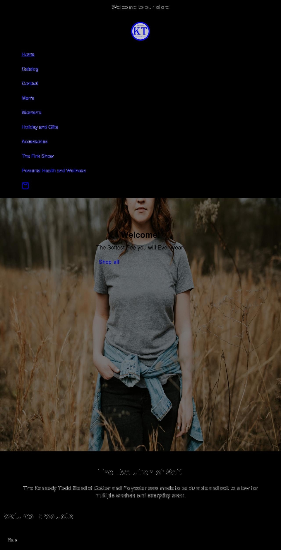 kennedytodd.com shopify website screenshot