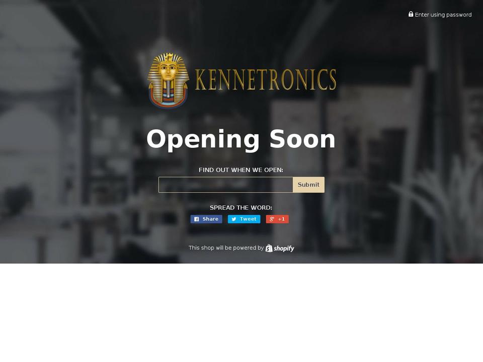 kennetronics.com — Shopify storefront screenshot