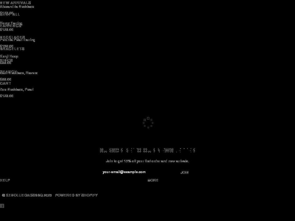 kenolliedadsbbq.com shopify website screenshot