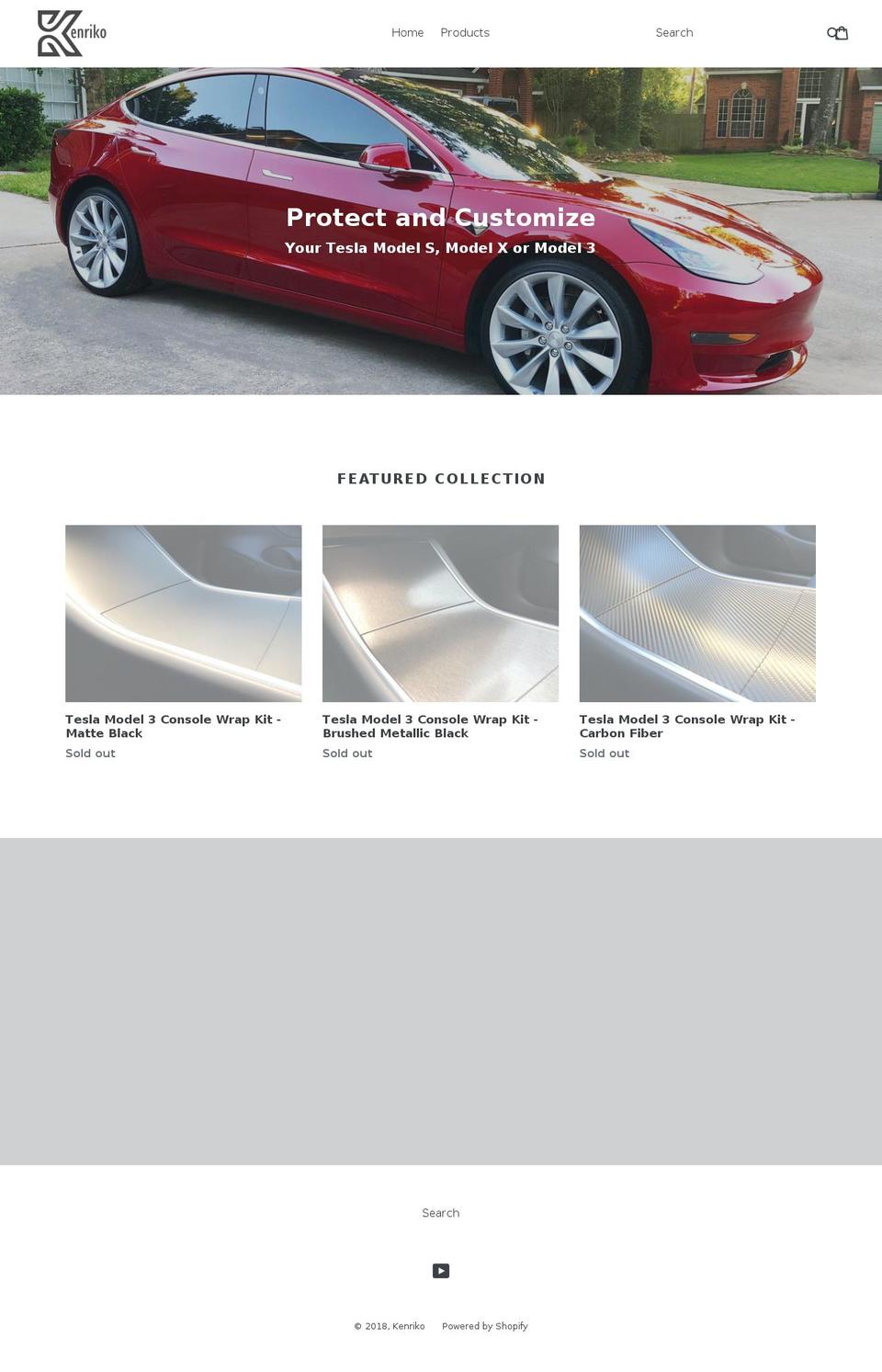 kenriko.com shopify website screenshot