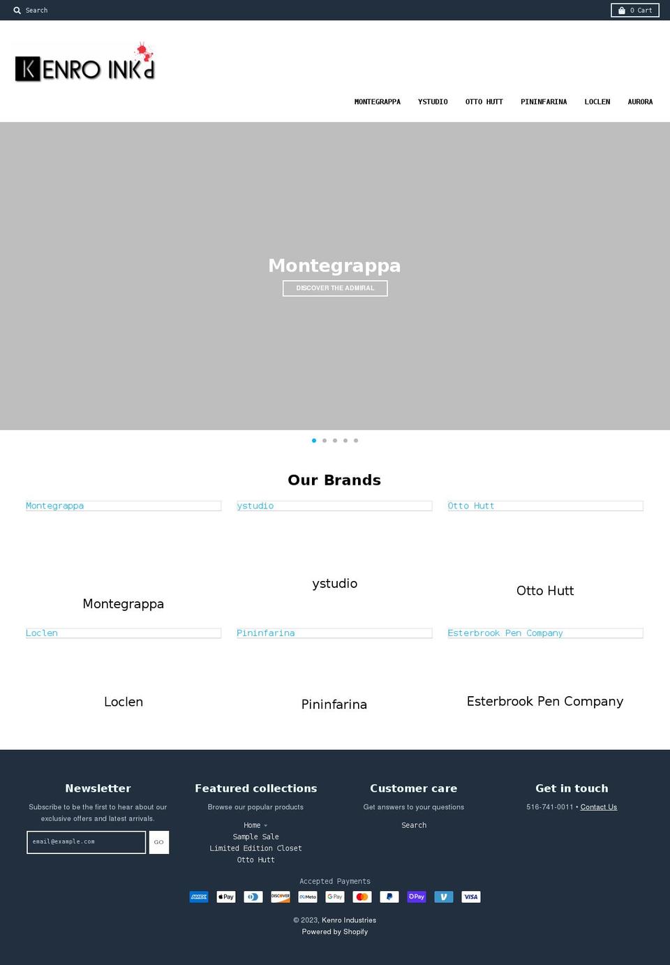 kenroinkd.com shopify website screenshot