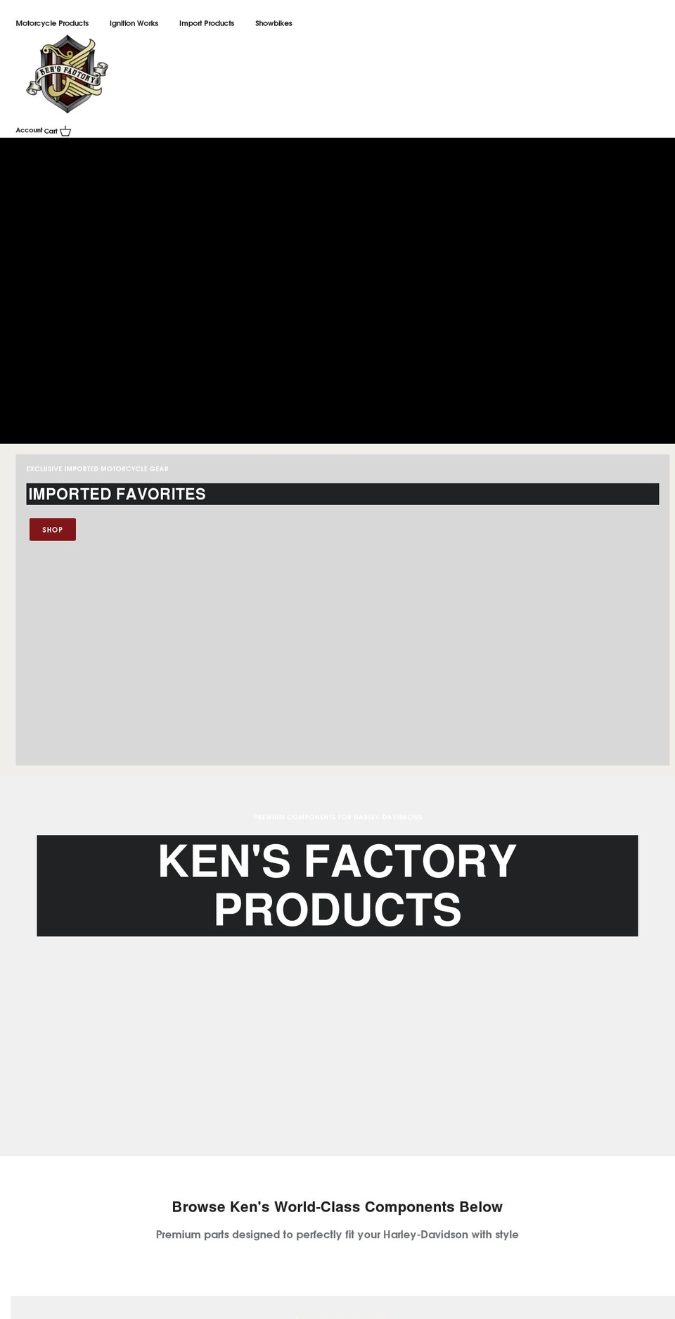 kens-factory.com shopify website screenshot