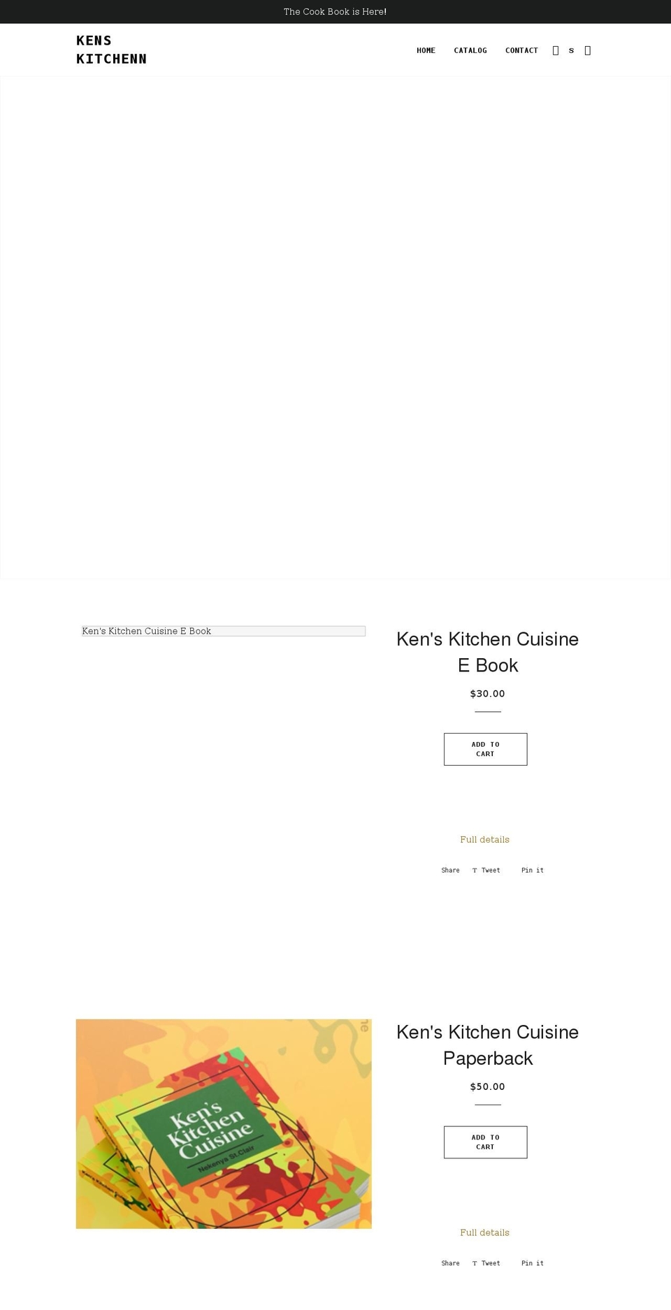 kens.kitchen shopify website screenshot