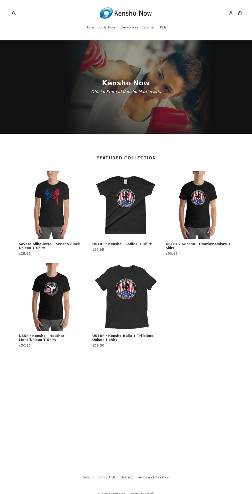 kenshonow.com shopify website screenshot