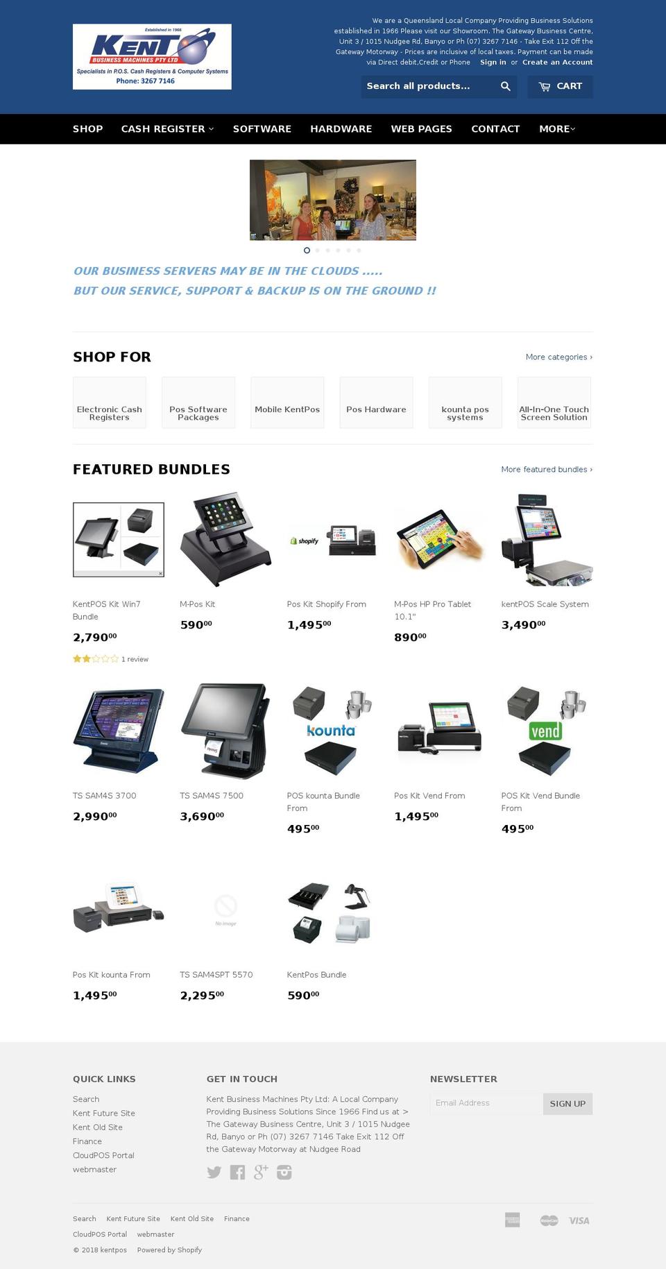 kentpos.com.au shopify website screenshot