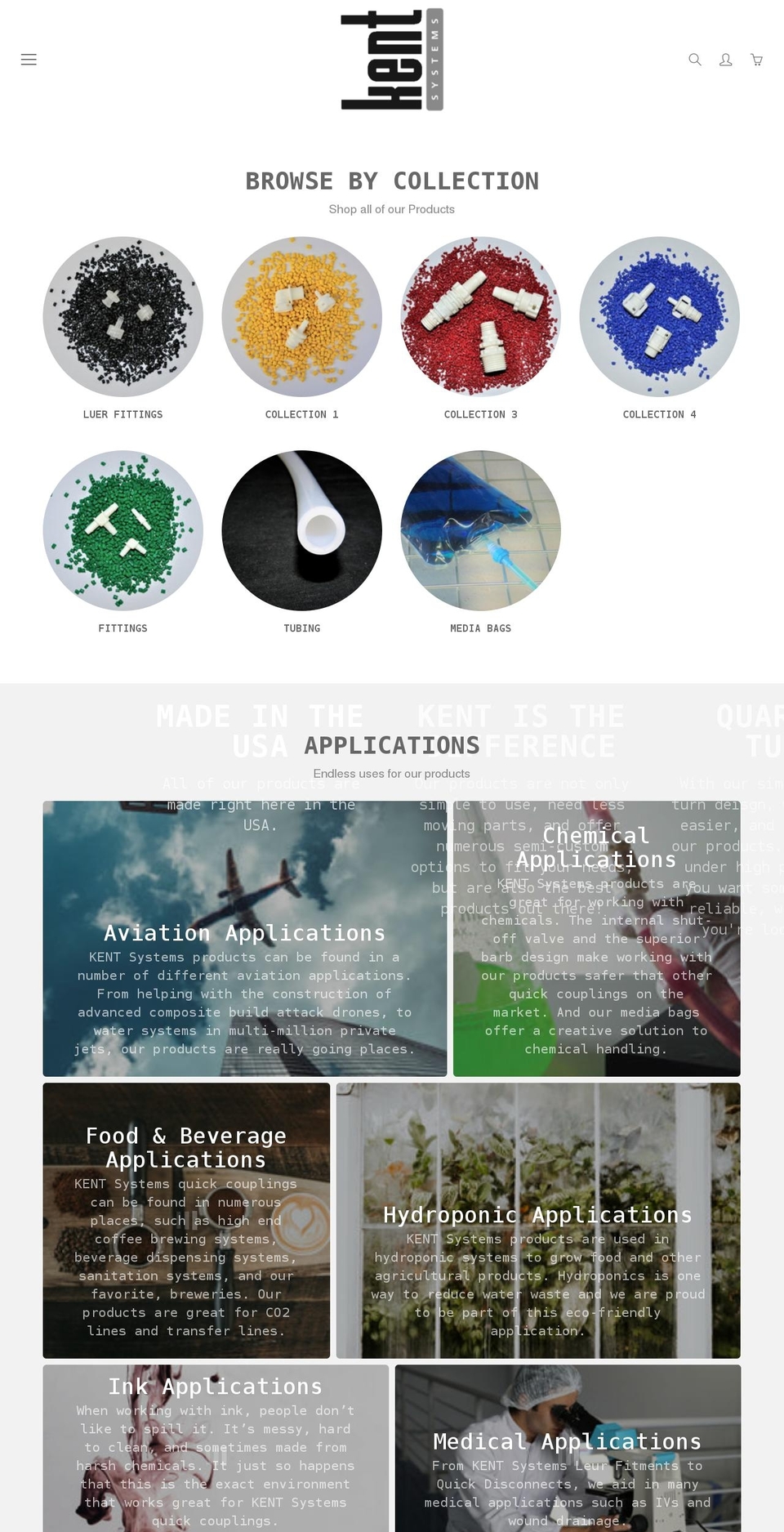 kentsystems.com shopify website screenshot