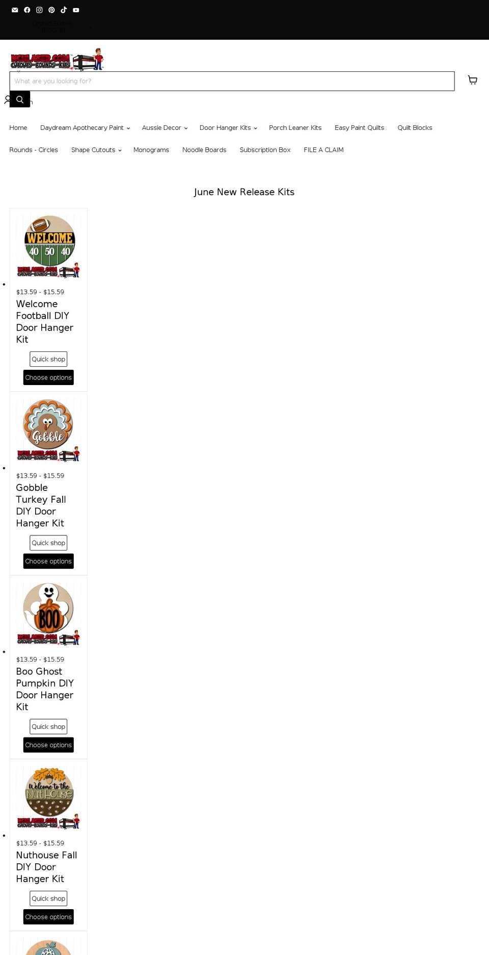 kentuckycountryhome.com shopify website screenshot