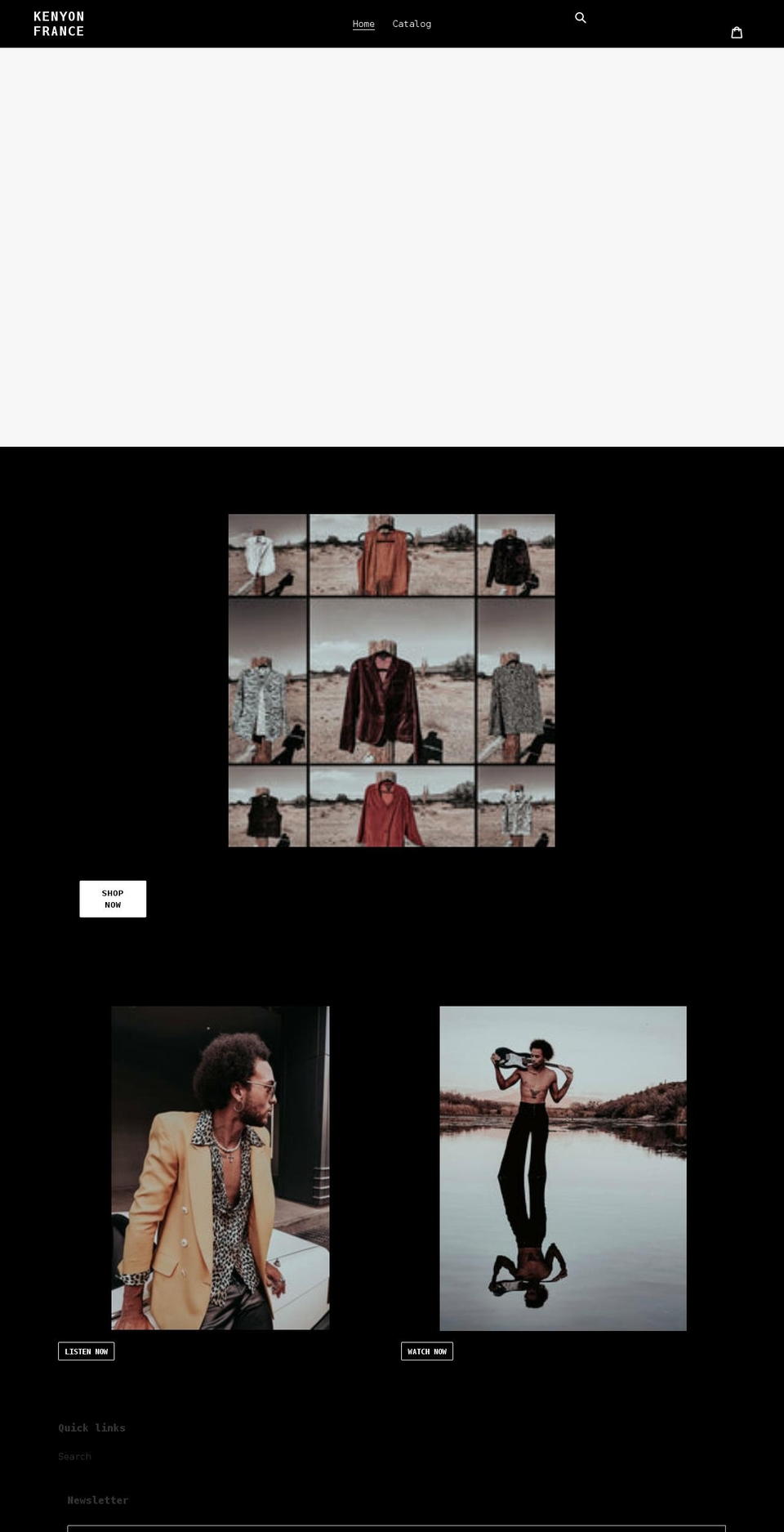 kenyonfrance.com shopify website screenshot