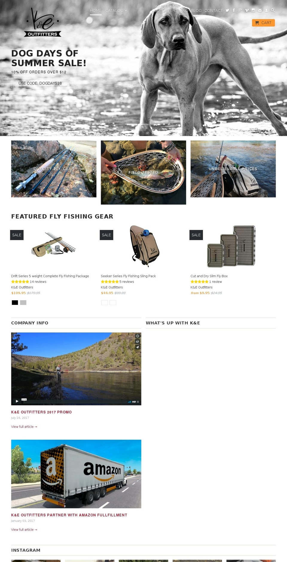 keoutfitters.com — Shopify storefront screenshot