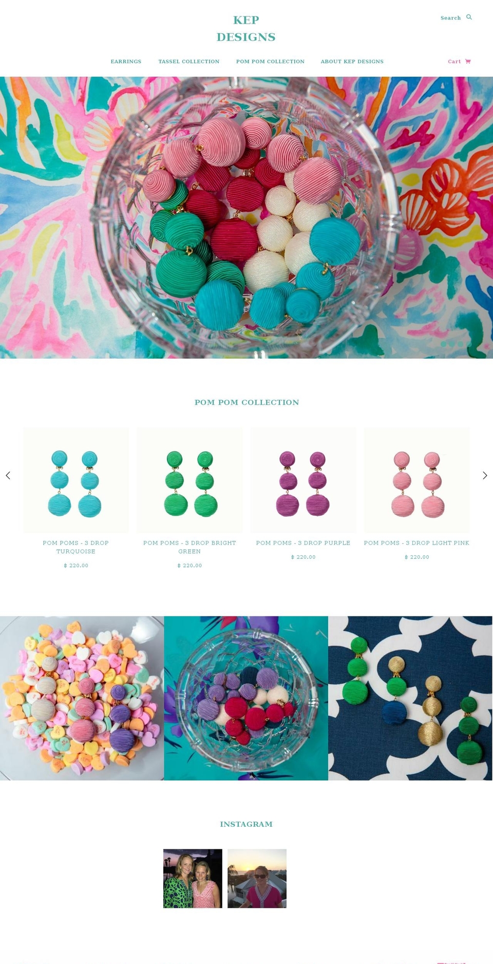 kepdesigns.com shopify website screenshot