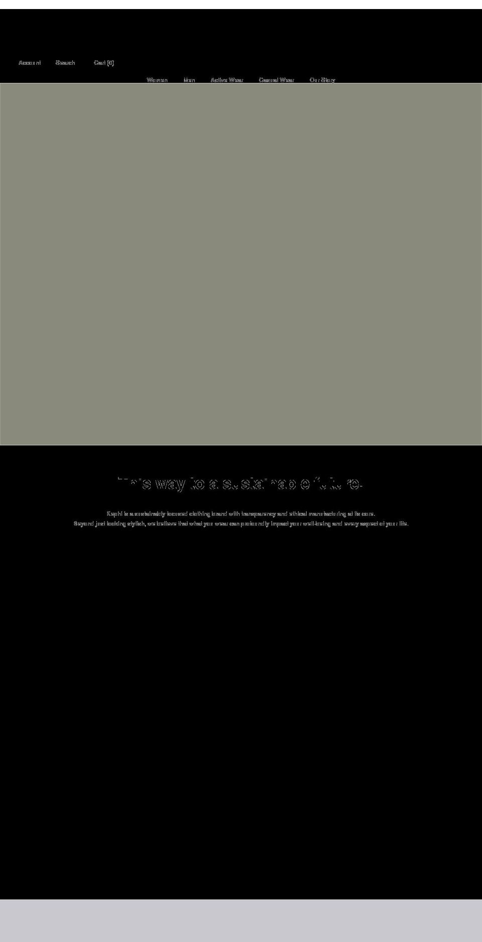 kephiclothing.com shopify website screenshot