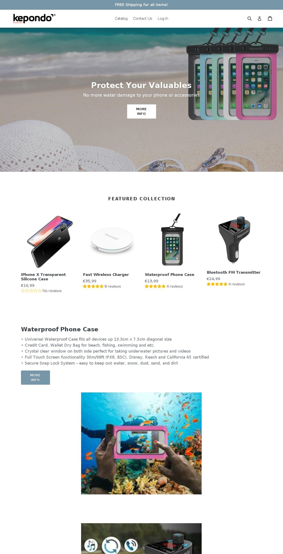 kepondo.com — Shopify storefront screenshot
