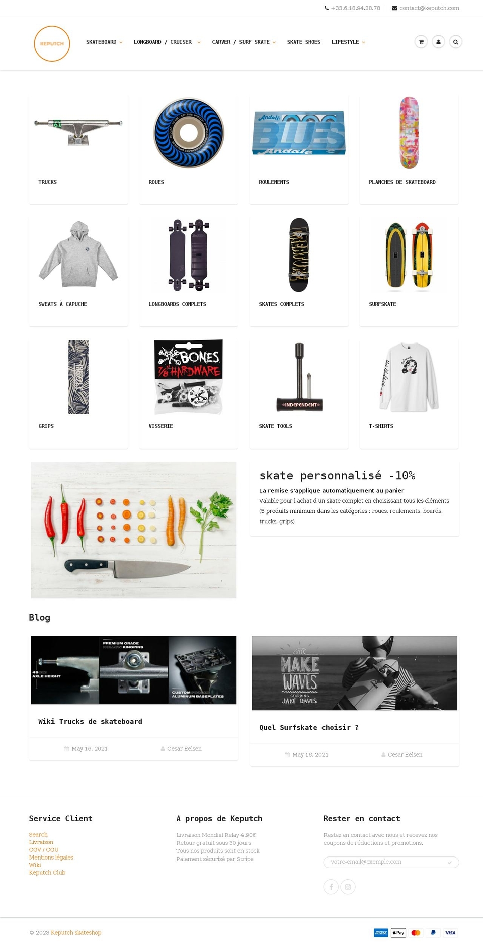 keputch.com shopify website screenshot