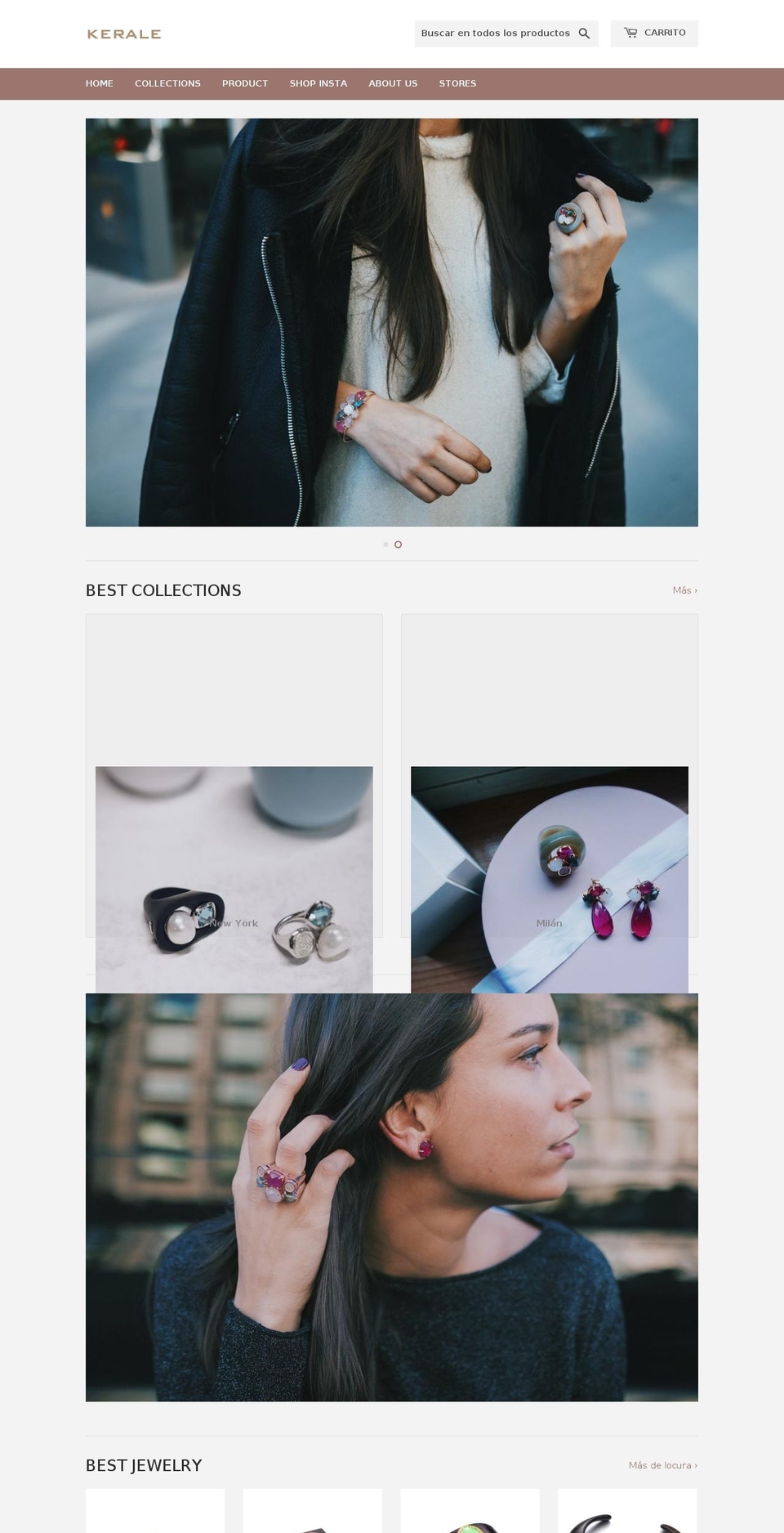 kerale.com — Shopify storefront screenshot