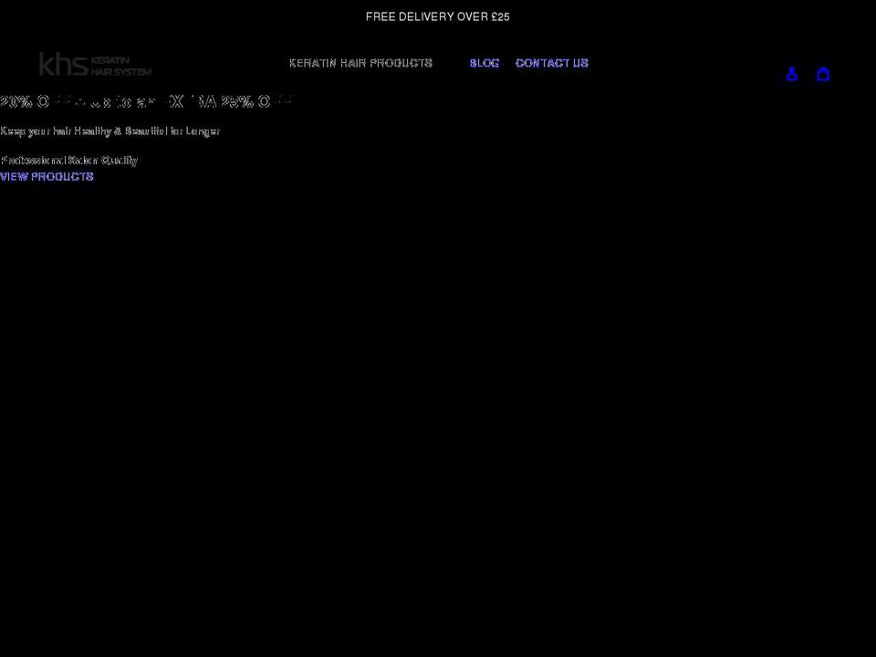 keratinhairsystem.com shopify website screenshot