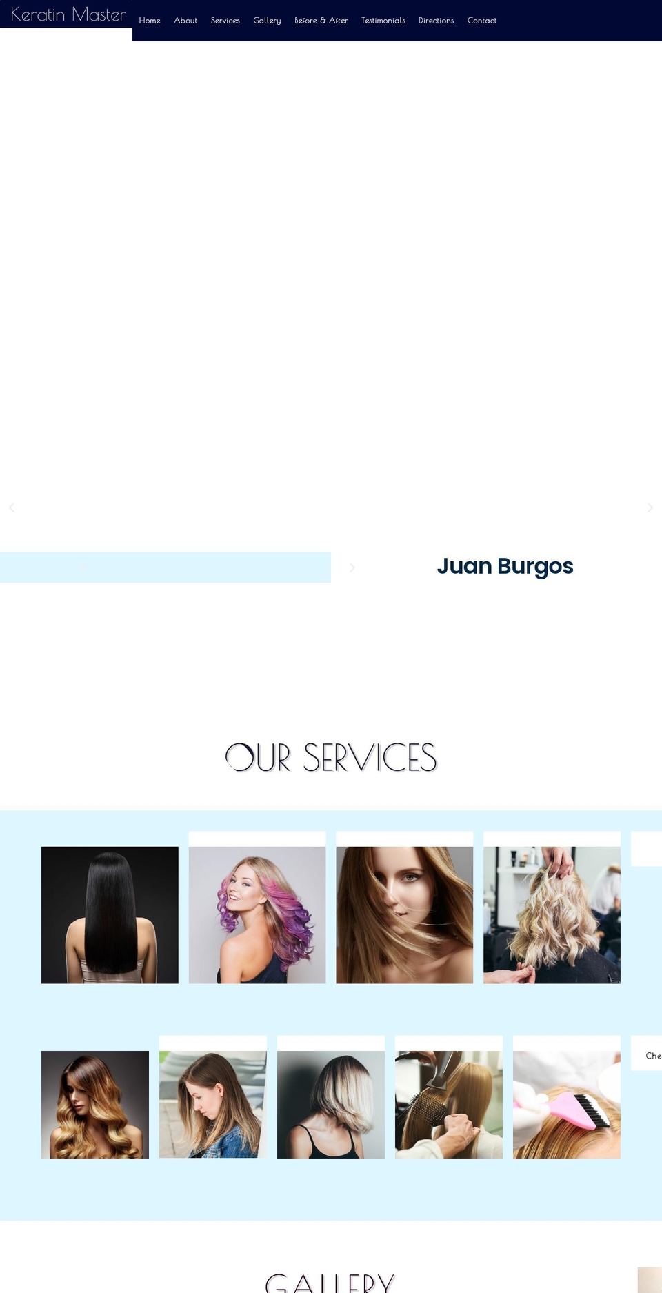 keratinmaster.com — Shopify storefront screenshot