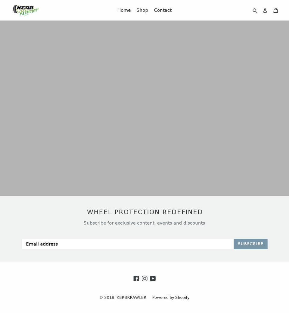 kerb-krawler.com — Shopify storefront screenshot