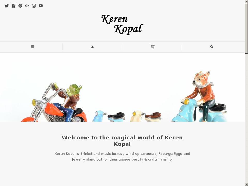 kerenkopal.com shopify website screenshot