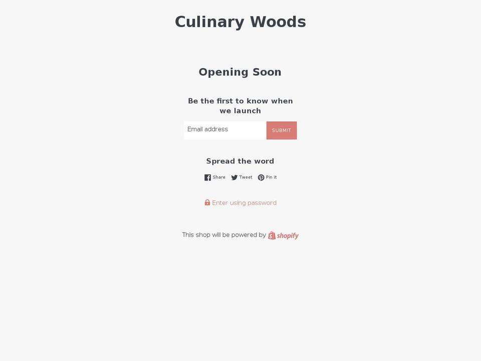 kerickwoodproducts.com — Shopify storefront screenshot