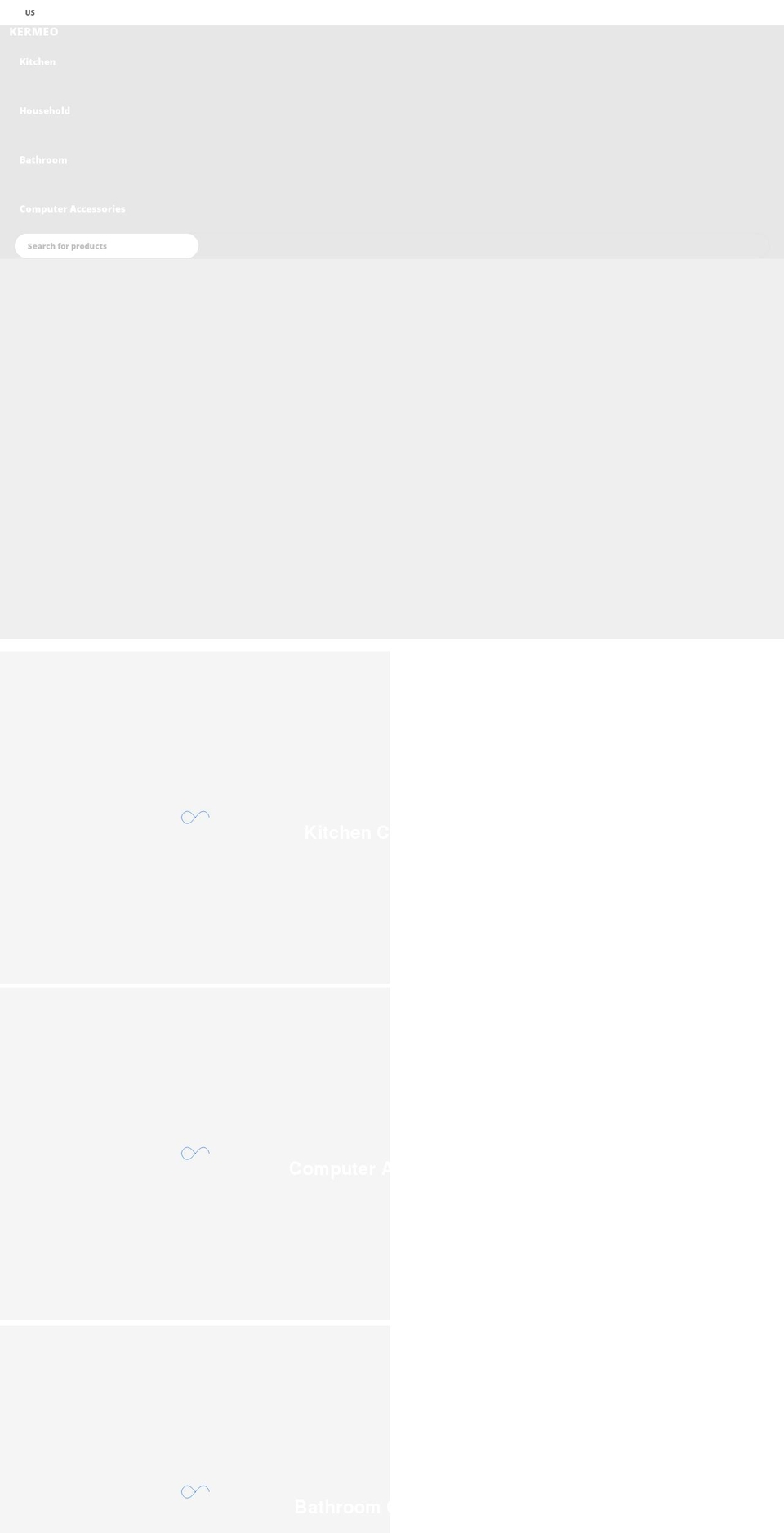 kermeo.com shopify website screenshot