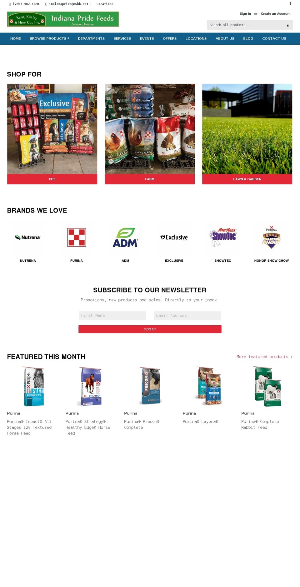 Nucleus Shopify theme site example kernkirtleyherr.com