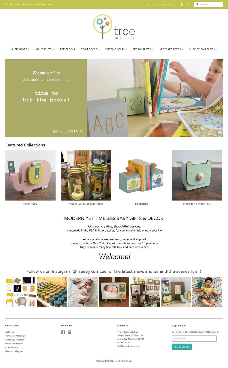 kerrilee.com — Shopify storefront screenshot