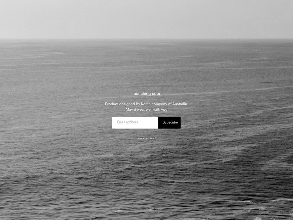 kerrin.co shopify website screenshot