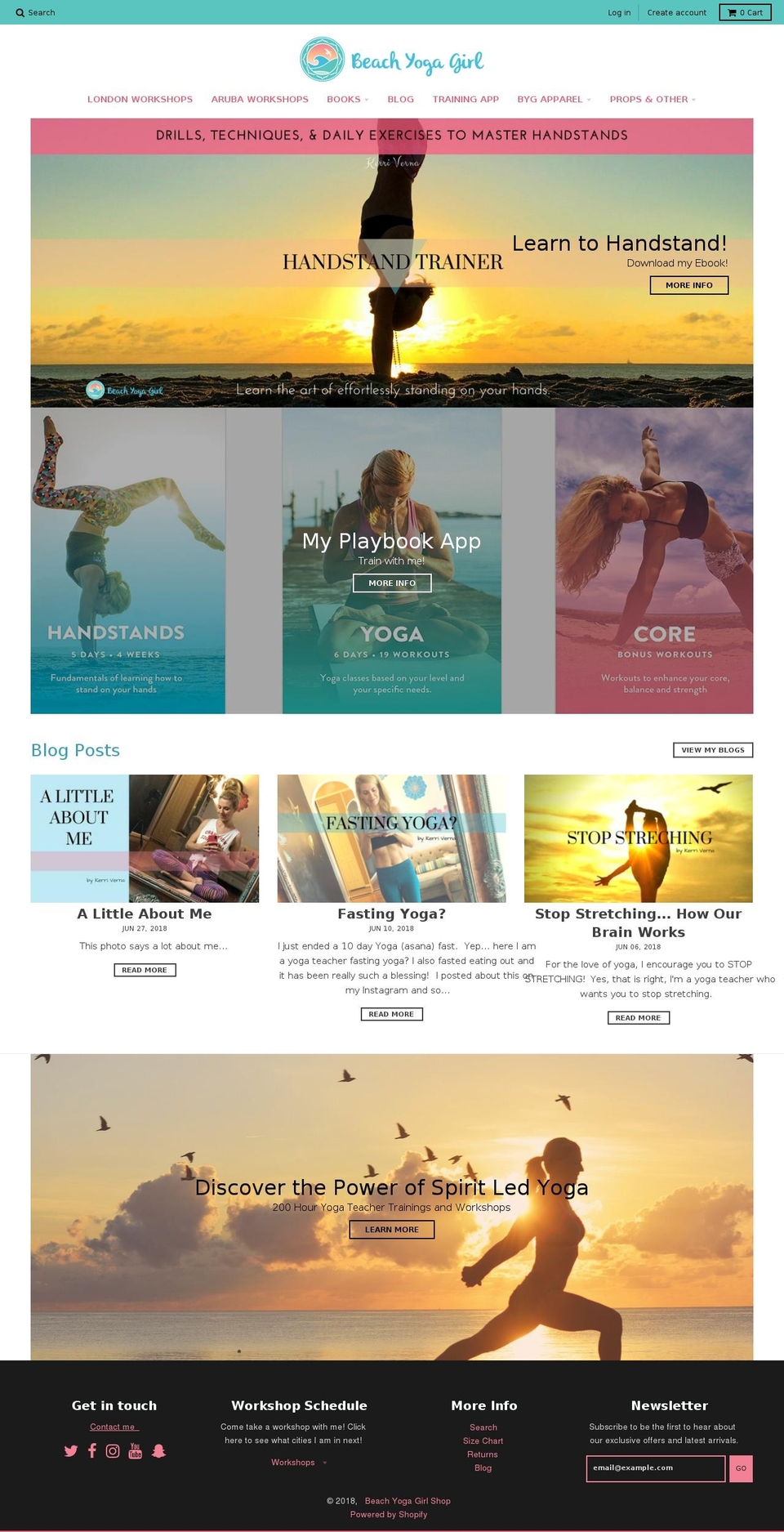 kerriverna.com — Shopify storefront screenshot