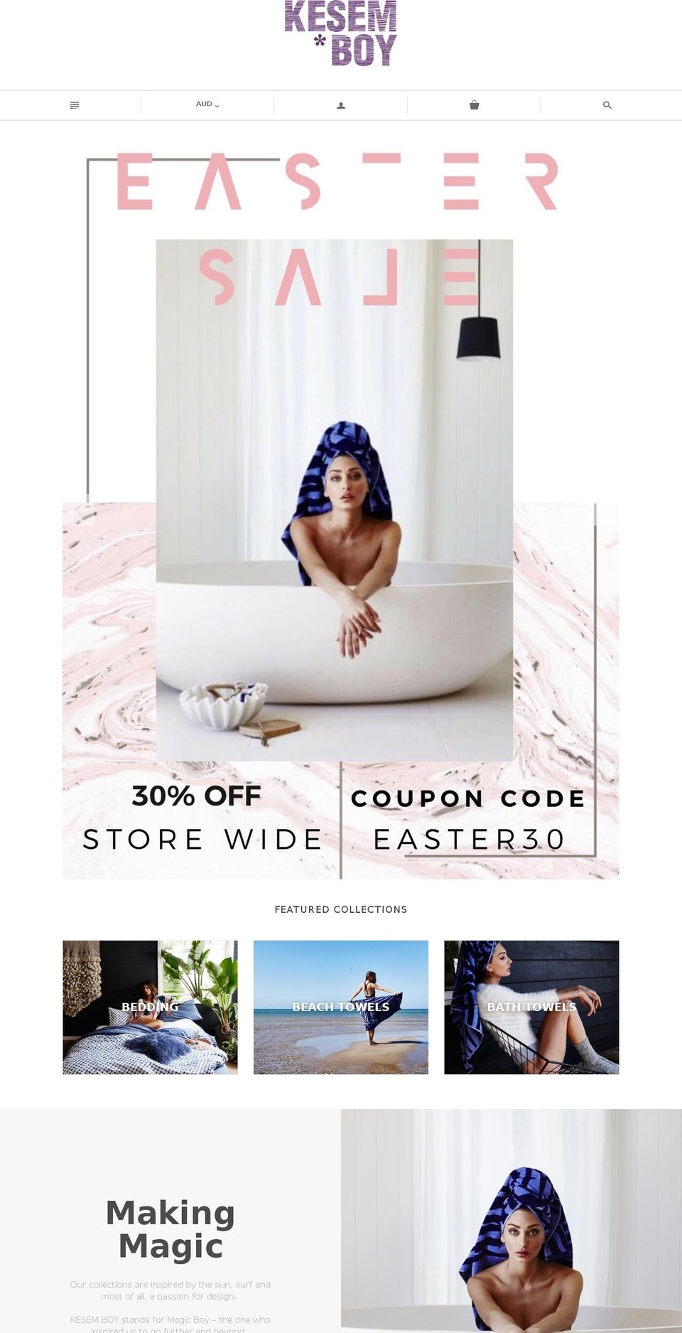kesemboy.com shopify website screenshot