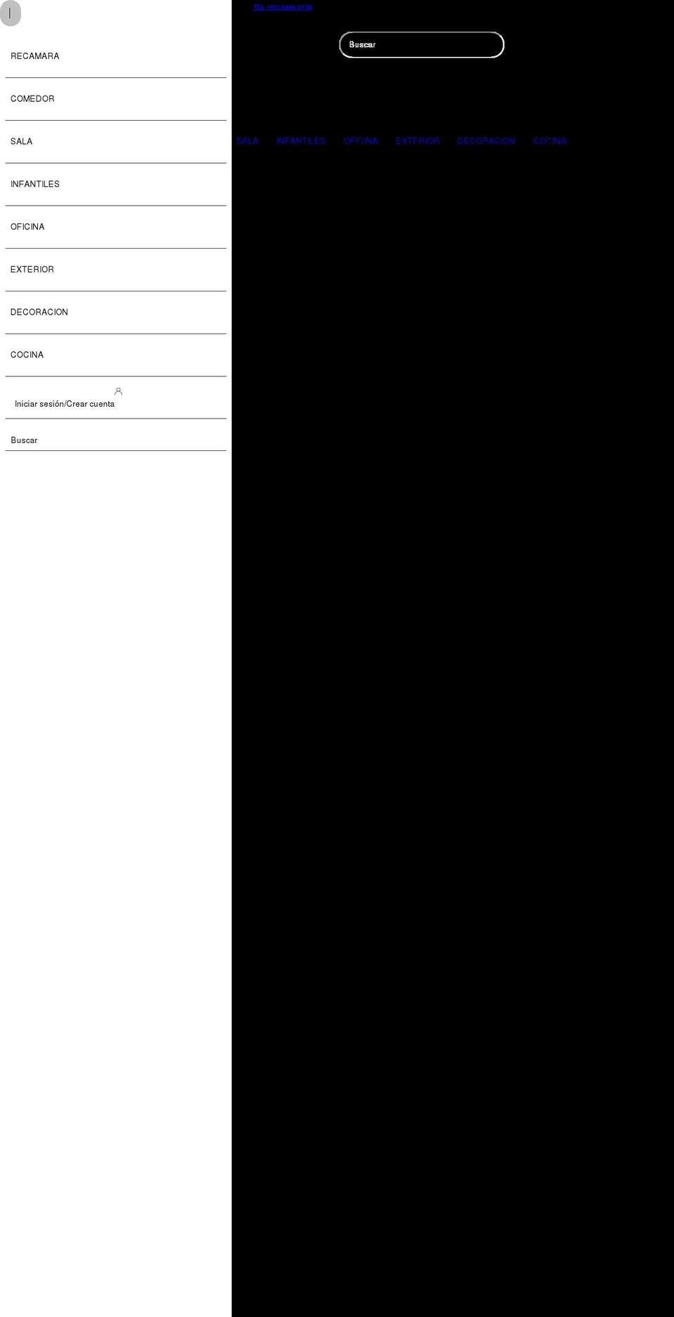 kessamuebles.com shopify website screenshot
