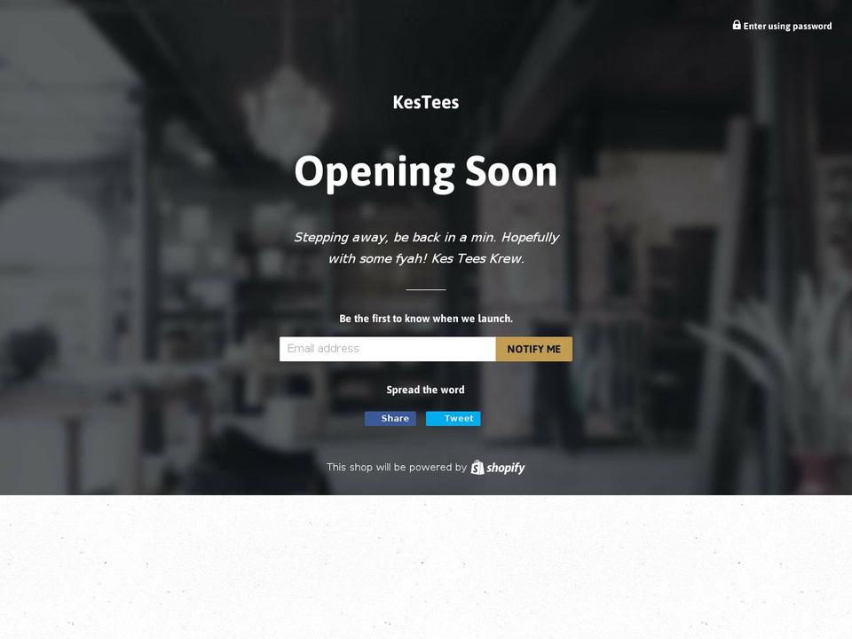 kestees.com — Shopify storefront screenshot