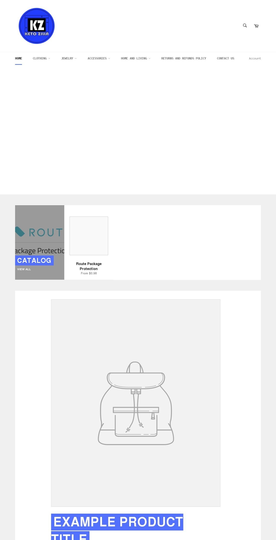 keto-zilla.com shopify website screenshot