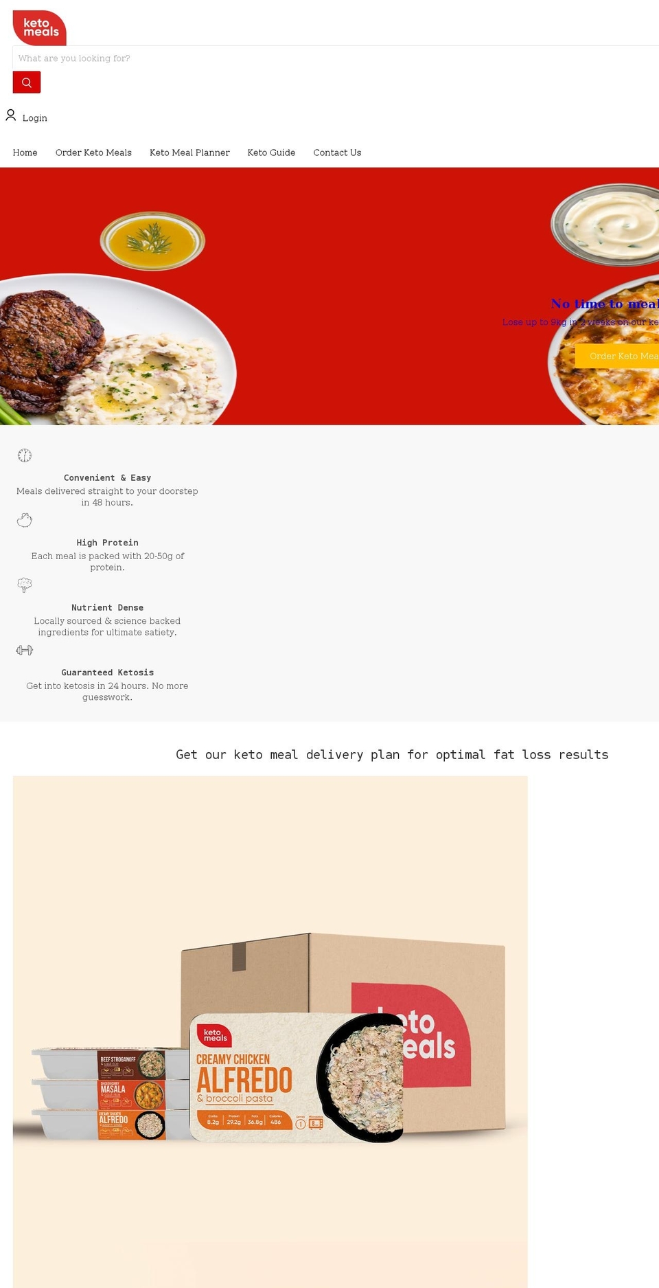 keto.com.au shopify website screenshot