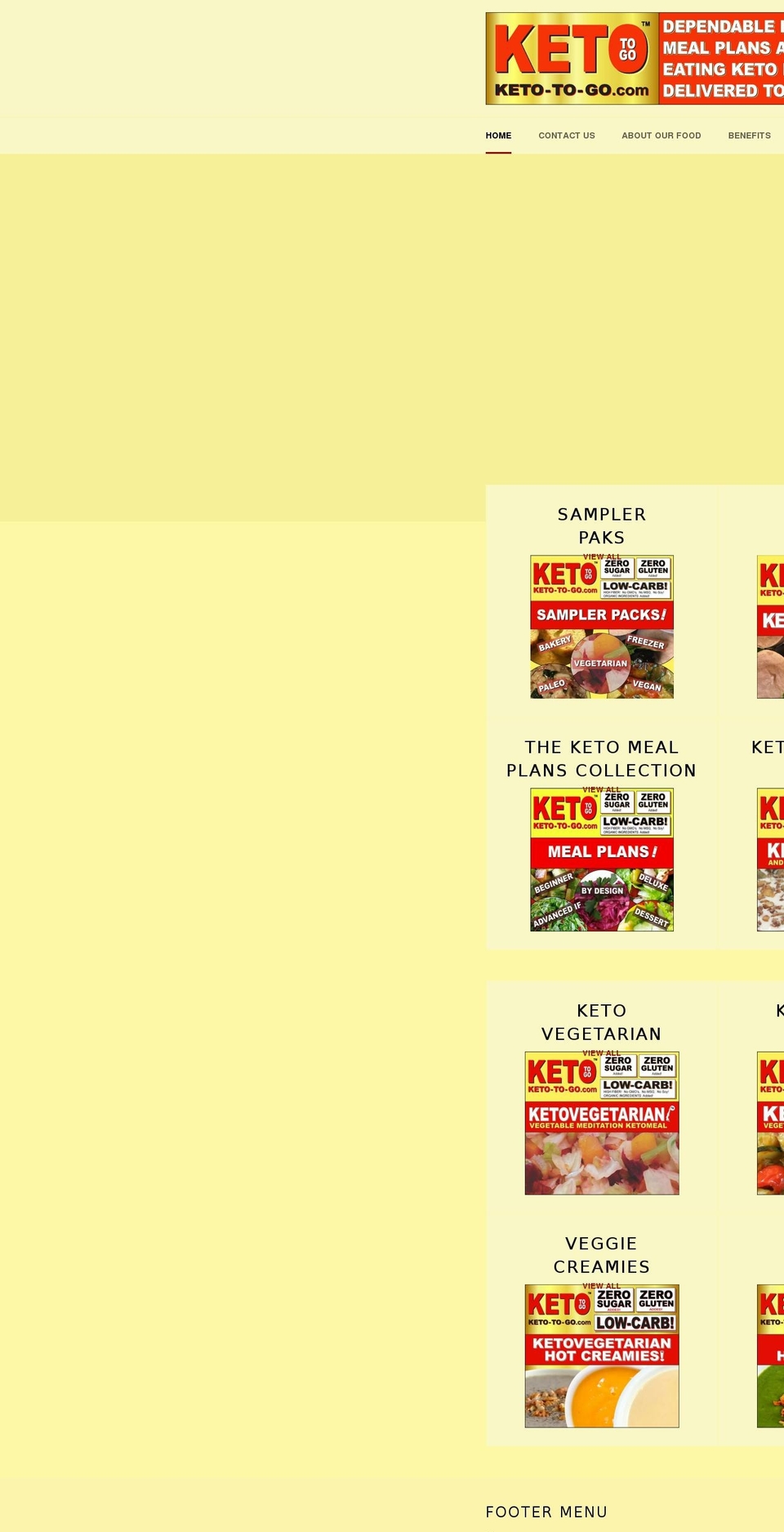 keto.delivery shopify website screenshot