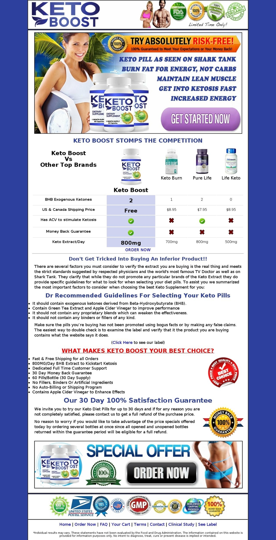 ketoboostdietpill.com shopify website screenshot