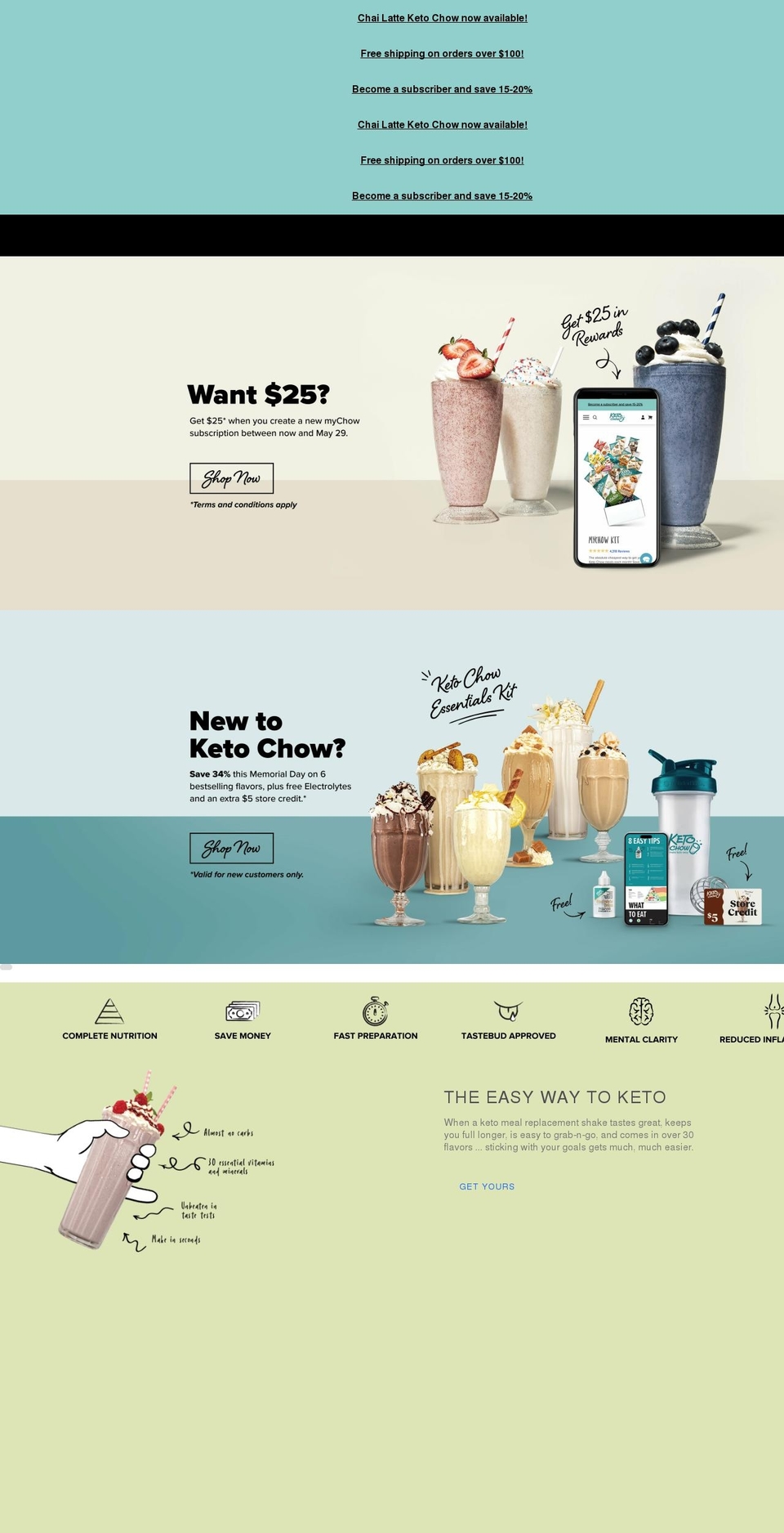 ketochow.xyz shopify website screenshot