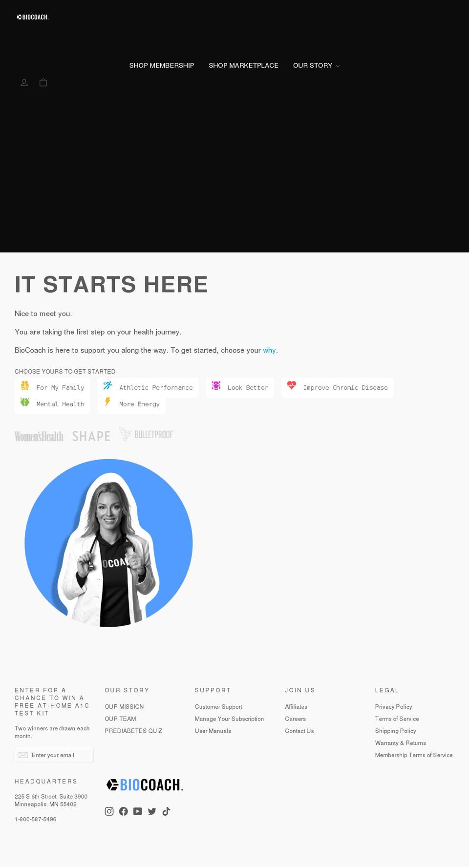 ketocoachx.com — Shopify storefront screenshot