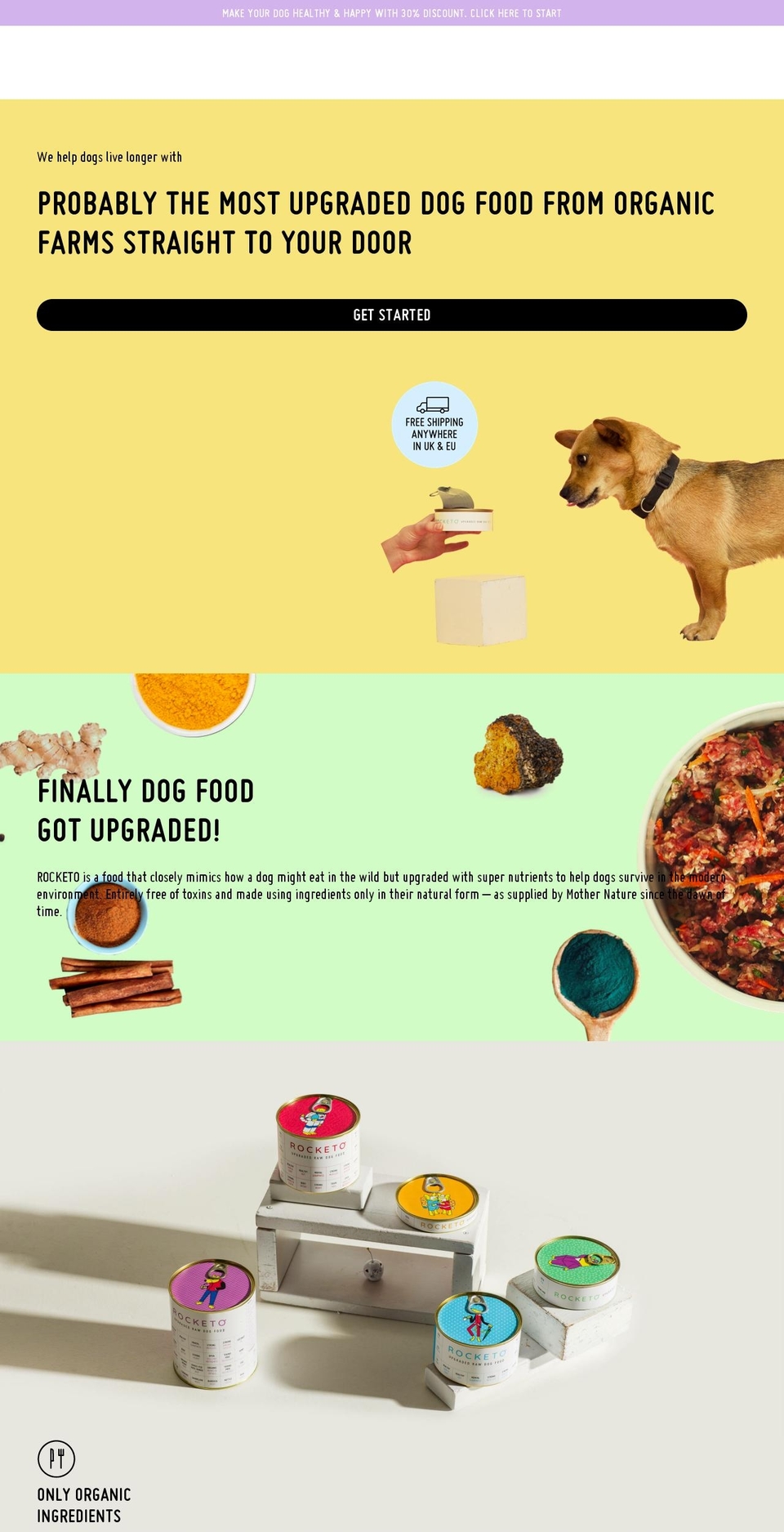 ketodogfood.com — Shopify storefront screenshot