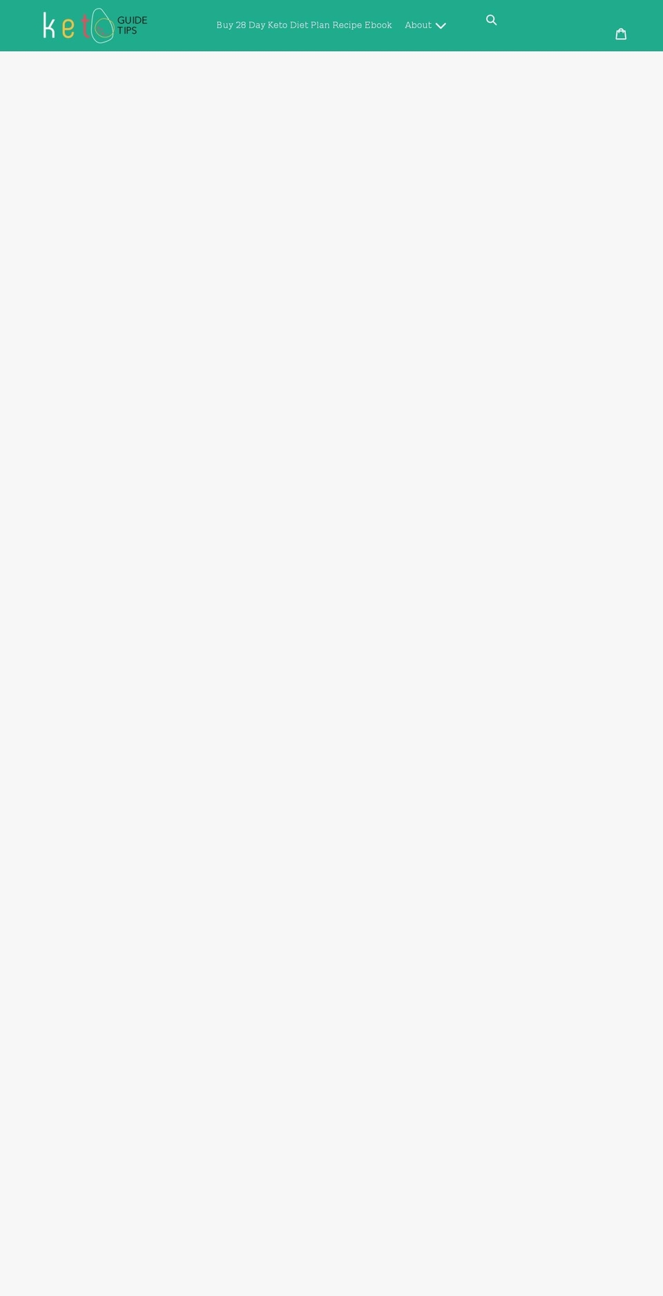 ketoguidetips.com shopify website screenshot