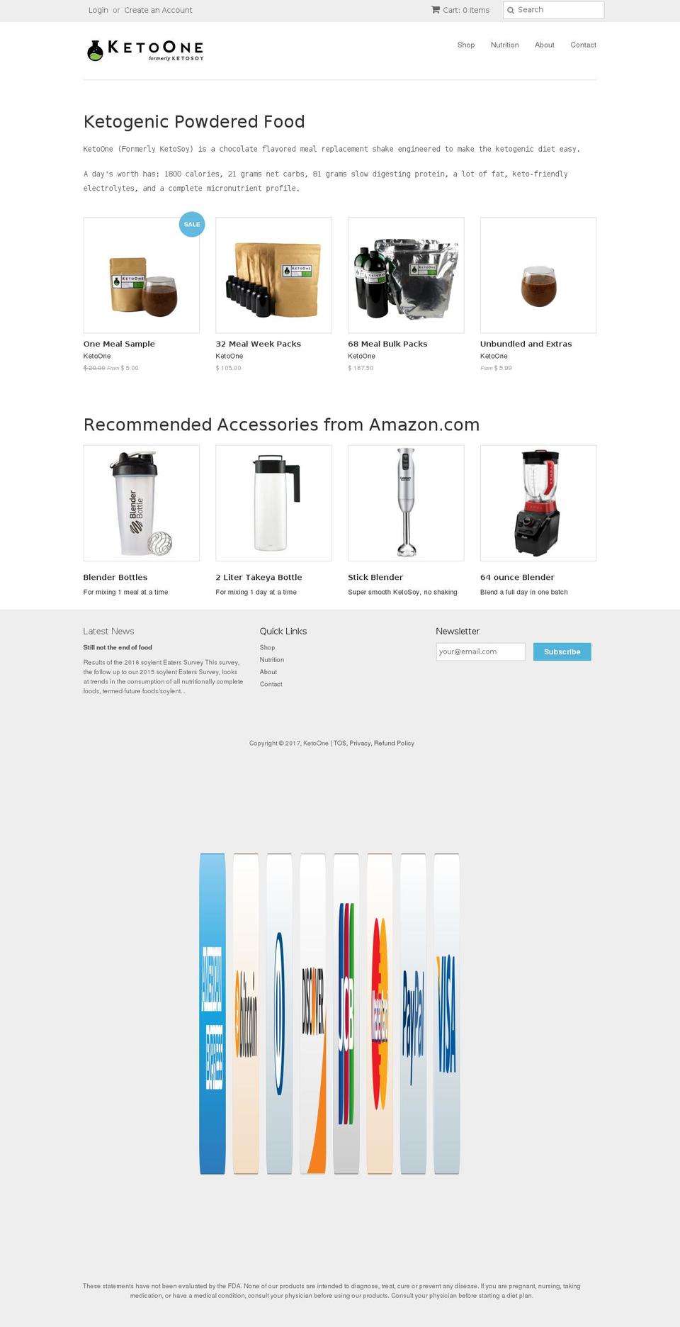 ketoone.com shopify website screenshot